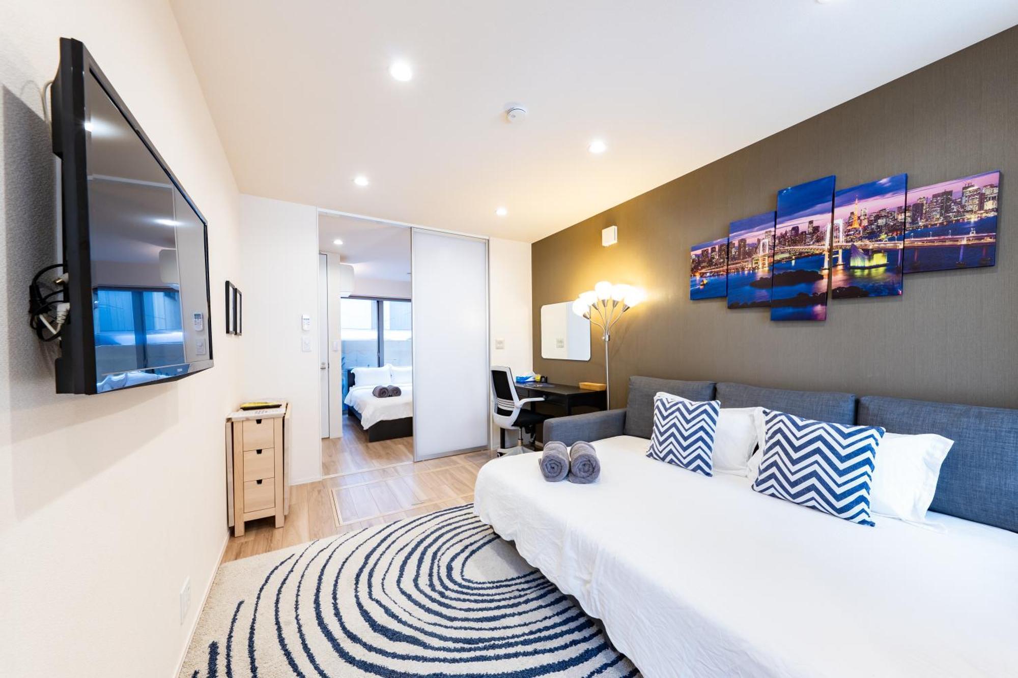 アパート Ueno Garden House - 2 Mins Walk To Subway, 2 Mins Train To Akihabara, 2 Mins Train To Asakusa *